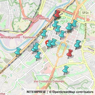 Mappa Viale del Ciclismo, 00144 Roma RM, Italia (1.0185)