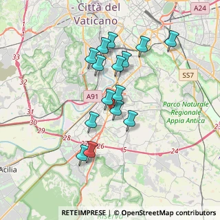 Mappa Fontane dell'EUR, 00144 Roma RM, Italia (3.35267)