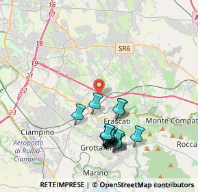 Mappa Via A. Giammarioli, 00044 Frascati RM, Italia (4.01059)