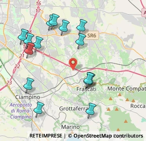 Mappa Via A. Giammarioli, 00044 Frascati RM, Italia (4.636)