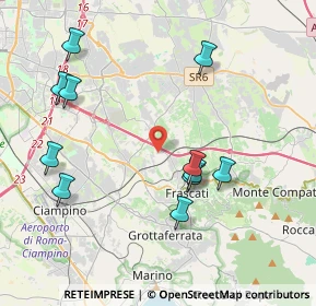 Mappa Via A. Giammarioli, 00044 Frascati RM, Italia (4.52545)