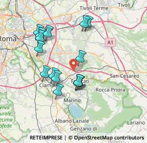 Mappa Via A. Giammarioli, 00044 Frascati RM, Italia (7.152)