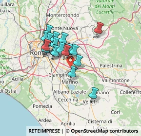 Mappa Via A. Giammarioli, 00044 Frascati RM, Italia (10.87167)