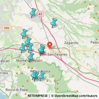 Mappa Via Col Fiorito, 00030 San Cesareo RM, Italia (4.76)