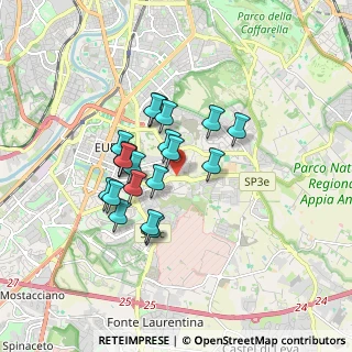 Mappa Via Vigna Murata, 00143 Roma RM, Italia (1.408)