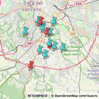 Mappa Via Vigna Murata, 00143 Roma RM, Italia (3.21071)