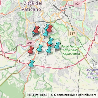 Mappa Via Vigna Murata, 00143 Roma RM, Italia (2.62692)