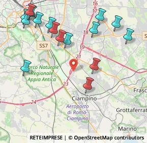 Mappa Via Gori Antonio Francesco, 00178 Roma RM, Italia (5.36063)