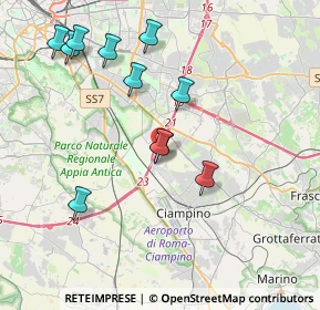 Mappa Via Gori Antonio Francesco, 00178 Roma RM, Italia (4.23182)