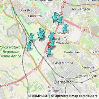 Mappa Via Gori Antonio Francesco, 00178 Roma RM, Italia (1.56583)