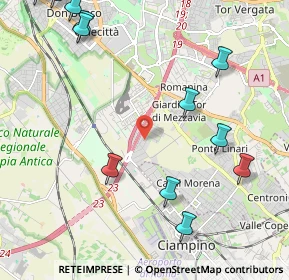 Mappa Via Gori Antonio Francesco, 00178 Roma RM, Italia (3.24143)