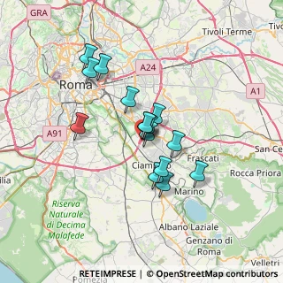 Mappa Via Gori Antonio Francesco, 00178 Roma RM, Italia (5.38867)