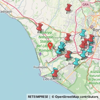 Mappa R7G9+VQ, 00054 Fiumicino RM, Italia (9.6225)
