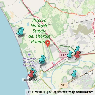 Mappa R7G9+VQ, 00054 Fiumicino RM, Italia (5.82278)