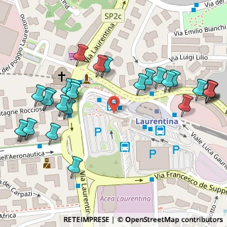 Mappa Via della Stazione Laurentina, 00143 Roma RM, Italia (0.15185)