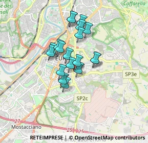 Mappa Via della Stazione Laurentina, 00143 Roma RM, Italia (1.33947)