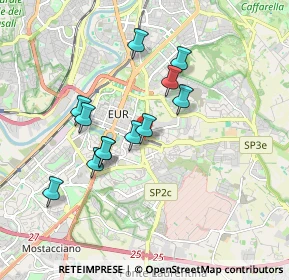 Mappa Via della Stazione Laurentina, 00143 Roma RM, Italia (1.63667)