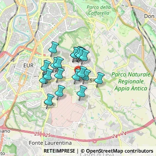 Mappa Via Federico Seismit - Doda, 00143 Roma RM, Italia (1.2875)