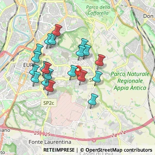 Mappa Via Federico Seismit - Doda, 00143 Roma RM, Italia (1.854)