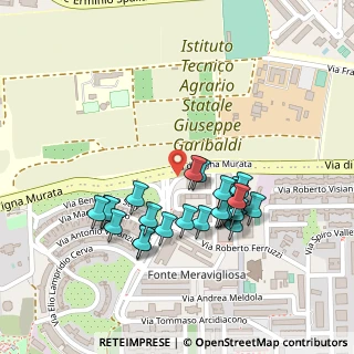 Mappa Via Federico Seismit - Doda, 00143 Roma RM, Italia (0.22222)