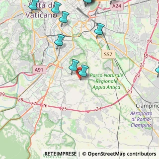 Mappa Via Federico Seismit - Doda, 00143 Roma RM, Italia (6.91067)