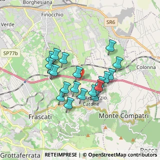Mappa Via di Fontana Candida, 00032 Roma RM, Italia (1.5465)