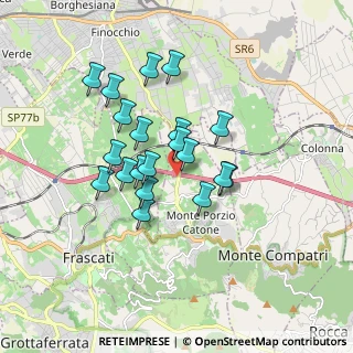 Mappa Via di Fontana Candida, 00032 Roma RM, Italia (1.5015)