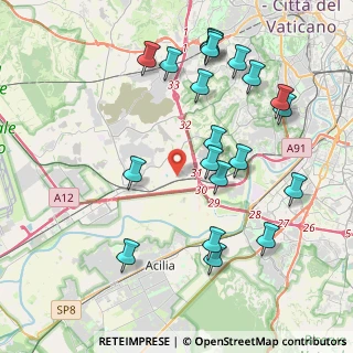Mappa Via della Magliana, 00100 Roma RM, Italia (4.7255)