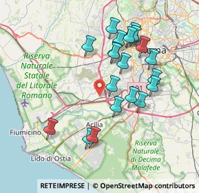 Mappa Via della Magliana, 00100 Roma RM, Italia (7.5615)