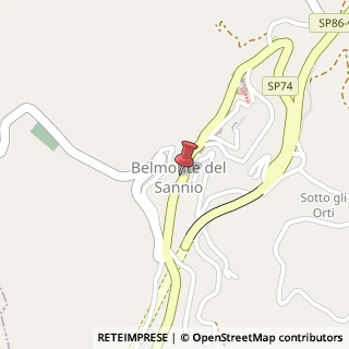 Mappa Via Cardarelli, 21, 86080 Belmonte del Sannio, Isernia (Molise)