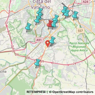 Mappa Viale del Poggio Fiorito, 00144 Roma RM, Italia (4.84917)