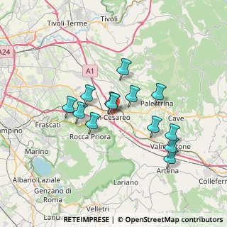 Mappa SR 155, 00030 San Cesareo RM, Italia (6.26923)