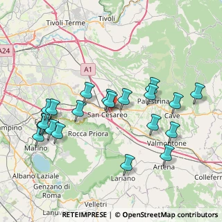 Mappa SR 155, 00030 San Cesareo RM, Italia (8.7125)