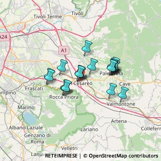 Mappa SR 155, 00030 San Cesareo RM, Italia (5.6415)