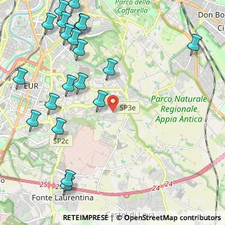 Mappa Via Tommaso Arcidiacono, 00142 Roma RM, Italia (3.0925)
