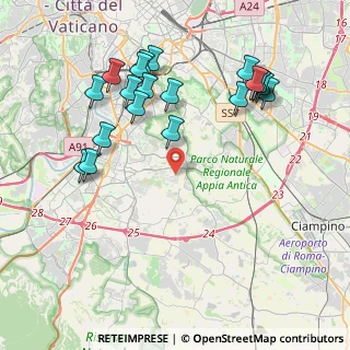 Mappa Via Tommaso Arcidiacono, 00142 Roma RM, Italia (4.7145)