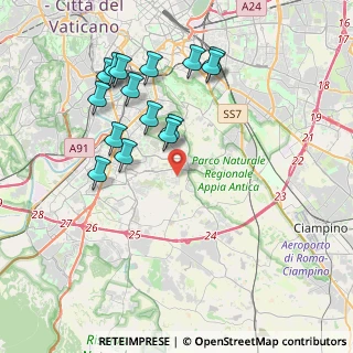 Mappa Via Tommaso Arcidiacono, 00142 Roma RM, Italia (4.21267)