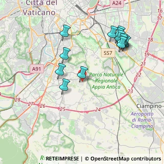 Mappa Via Tommaso Arcidiacono, 00142 Roma RM, Italia (4.55071)