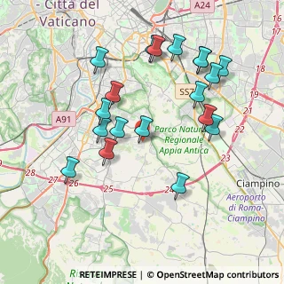 Mappa Via Tommaso Arcidiacono, 00142 Roma RM, Italia (4.17421)