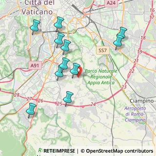Mappa Via Tommaso Arcidiacono, 00142 Roma RM, Italia (4.41545)