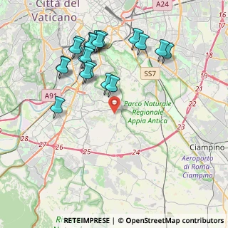 Mappa Via Tommaso Arcidiacono, 00142 Roma RM, Italia (4.5635)