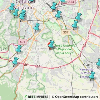 Mappa Via Tommaso Arcidiacono, 00142 Roma RM, Italia (7.02688)