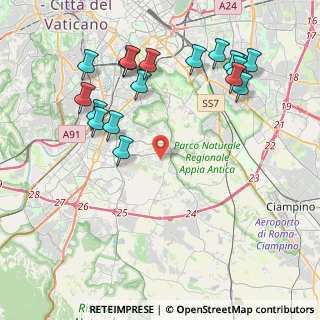 Mappa Via Tommaso Arcidiacono, 00142 Roma RM, Italia (4.99056)