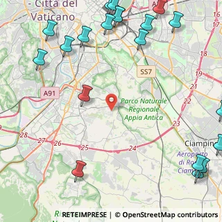 Mappa Via Tommaso Arcidiacono, 00142 Roma RM, Italia (7.2255)
