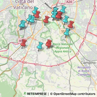 Mappa Via Tommaso Arcidiacono, 00142 Roma RM, Italia (5.1035)