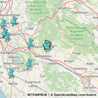 Mappa Via Falcone e Borsellino, 00030 Genazzano RM, Italia (21.7325)
