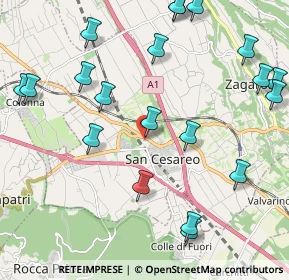 Mappa Via Casilina, 00030 Roma RM, Italia (2.7575)
