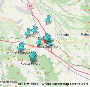 Mappa Via Casilina, 00030 Roma RM, Italia (2.955)