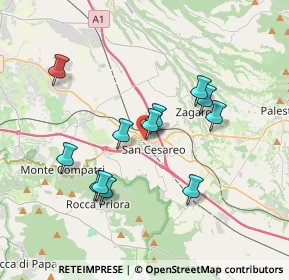 Mappa Via Casilina, 00030 Roma RM, Italia (3.50583)