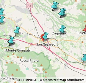 Mappa Via Casilina, 00030 Roma RM, Italia (6.6725)